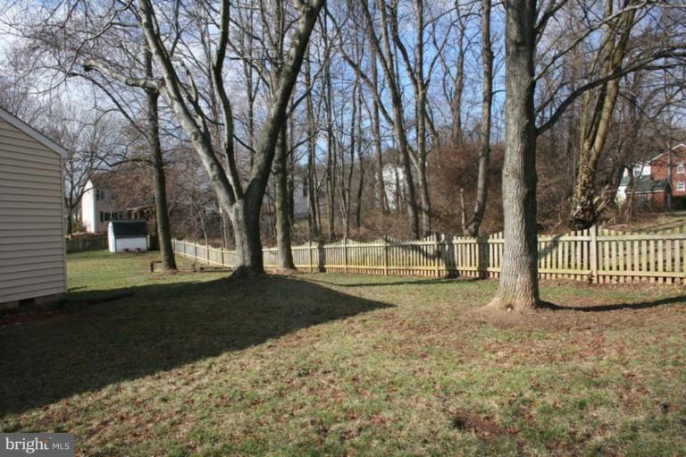 7200 Racepoint Way Alexandria, VA 22315 - Photo 27 of 29 View of Yard from the Side of Home (by Kitchen)