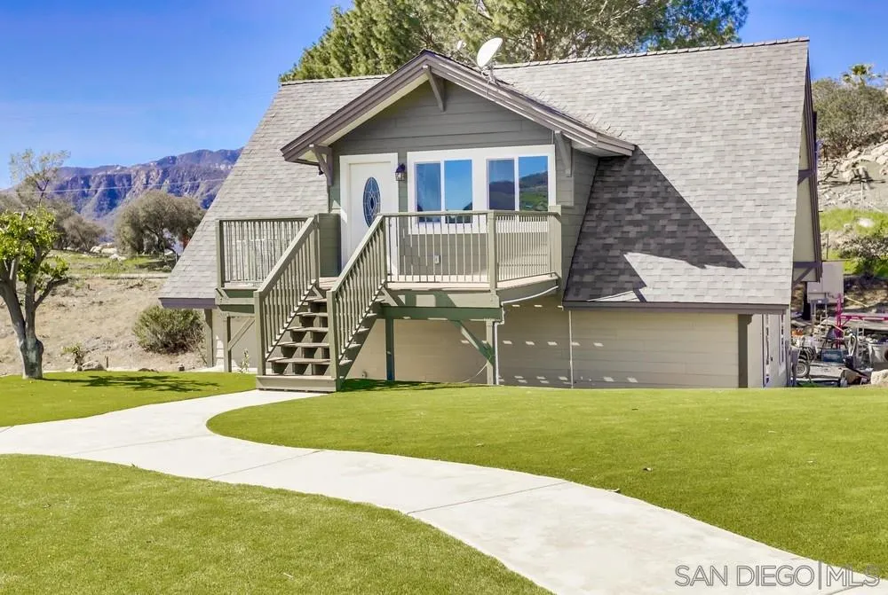39431 American Road Fallbrook, CA 92028 - Photo 44 of 62 a front view of house with yard and garage