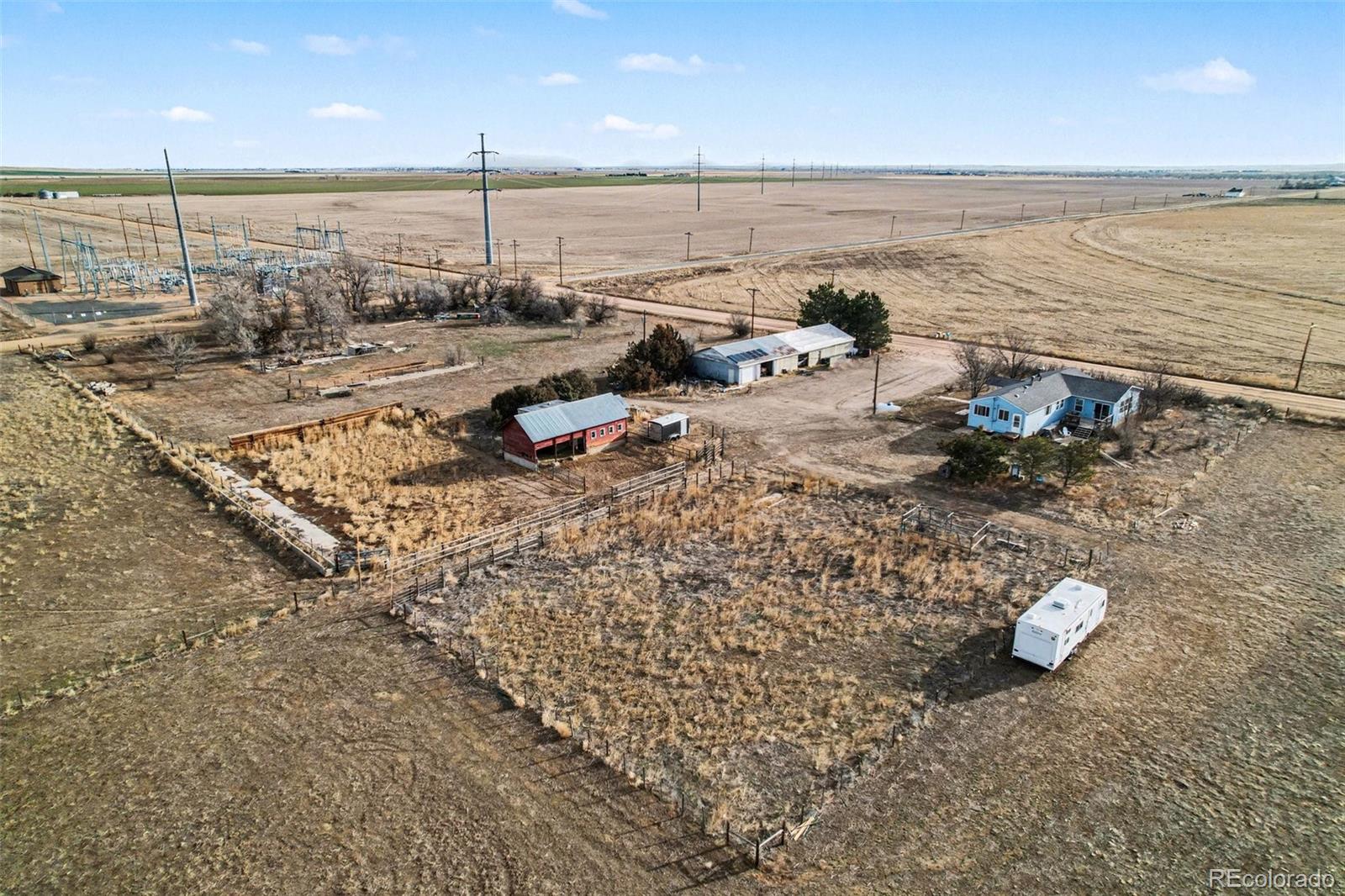 901 County Road 3 Wiggins, CO 80654 - Photo 26 of 28 a view of a lake with beach