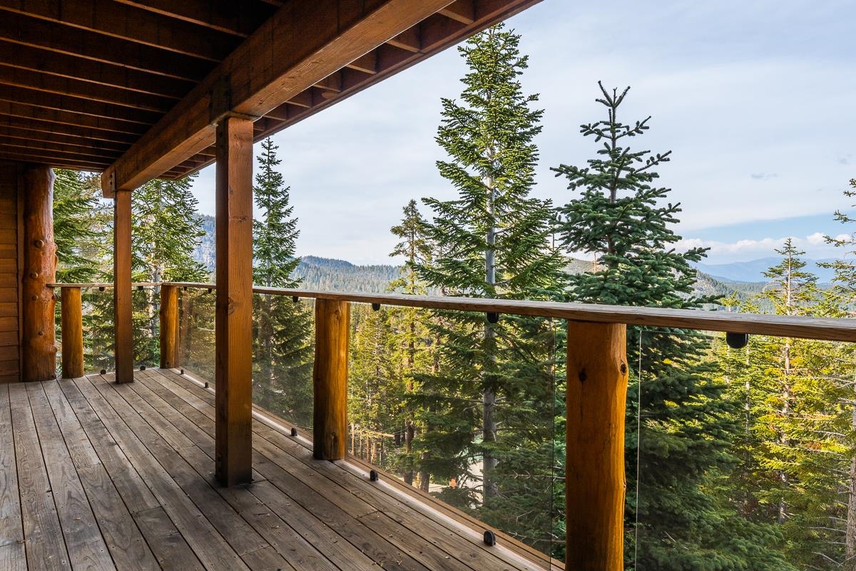 629 John Muir Road Mammoth Lakes, CA 93546 - Photo 47 of 49 a view of a balcony with wooden floor