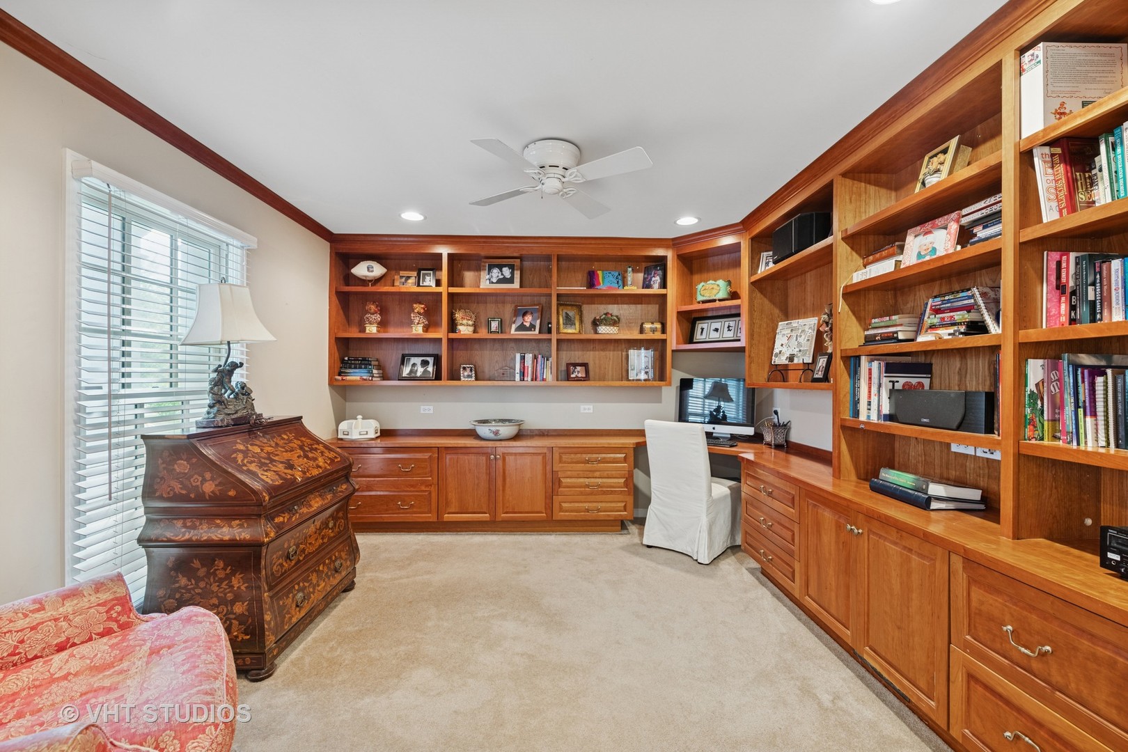 11 Longmeadow Road Winnetka, IL 60093 - Photo 14 of 31 a living room with furniture cabinets and window