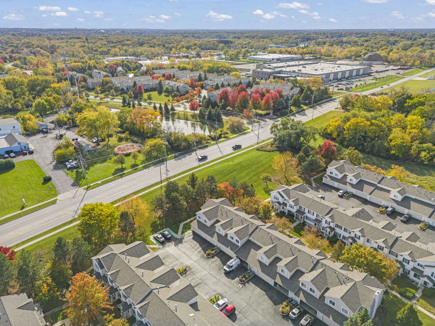 2263 Reflections Drive Aurora, IL 60502 - Photo 29 of 31 an aerial view of residential houses with outdoor space