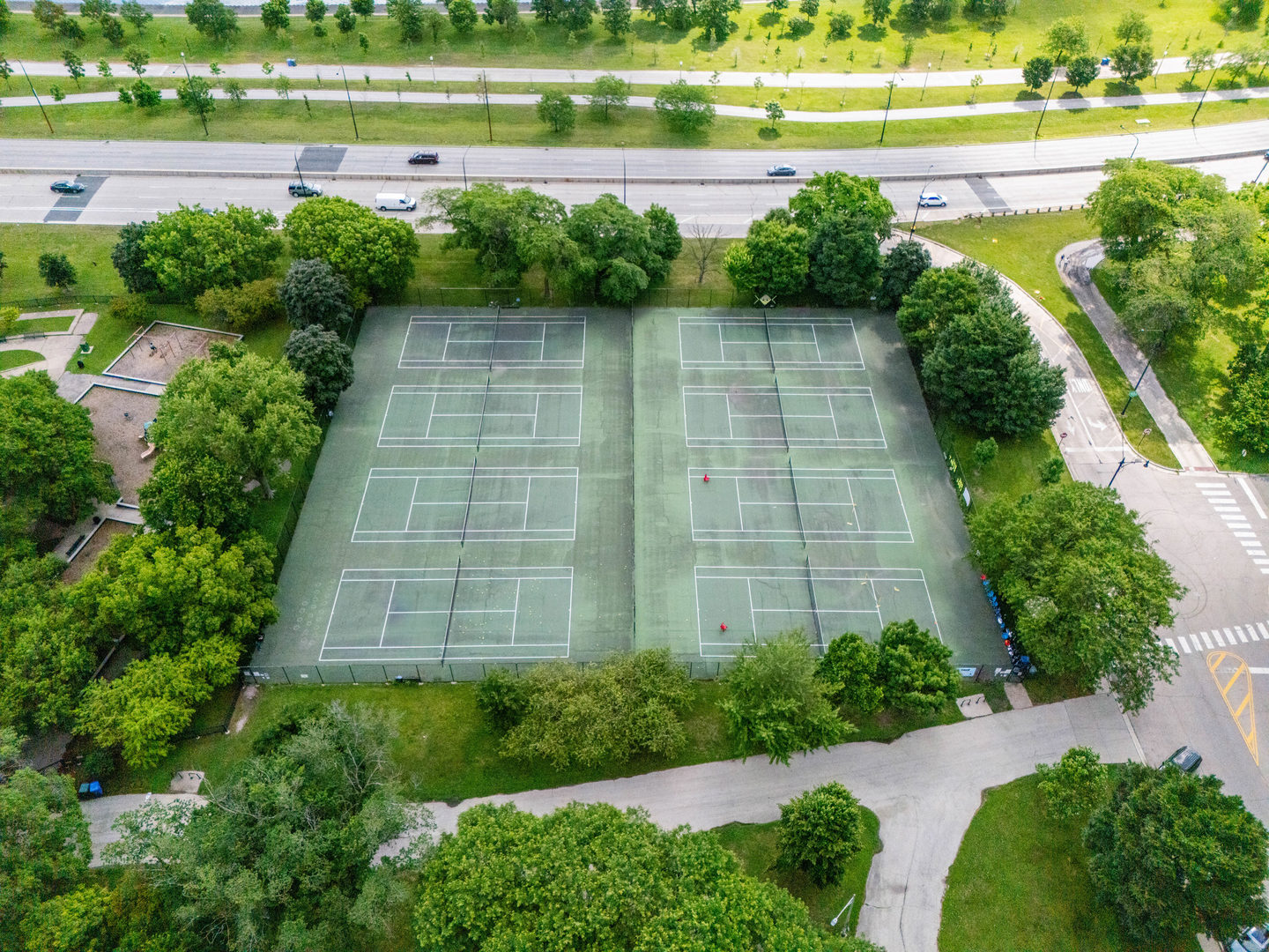 5201 South Cornell Avenue, Unit 27D Chicago, IL 60615 - Photo 32 of 35 a view of an outdoor space with a lake view