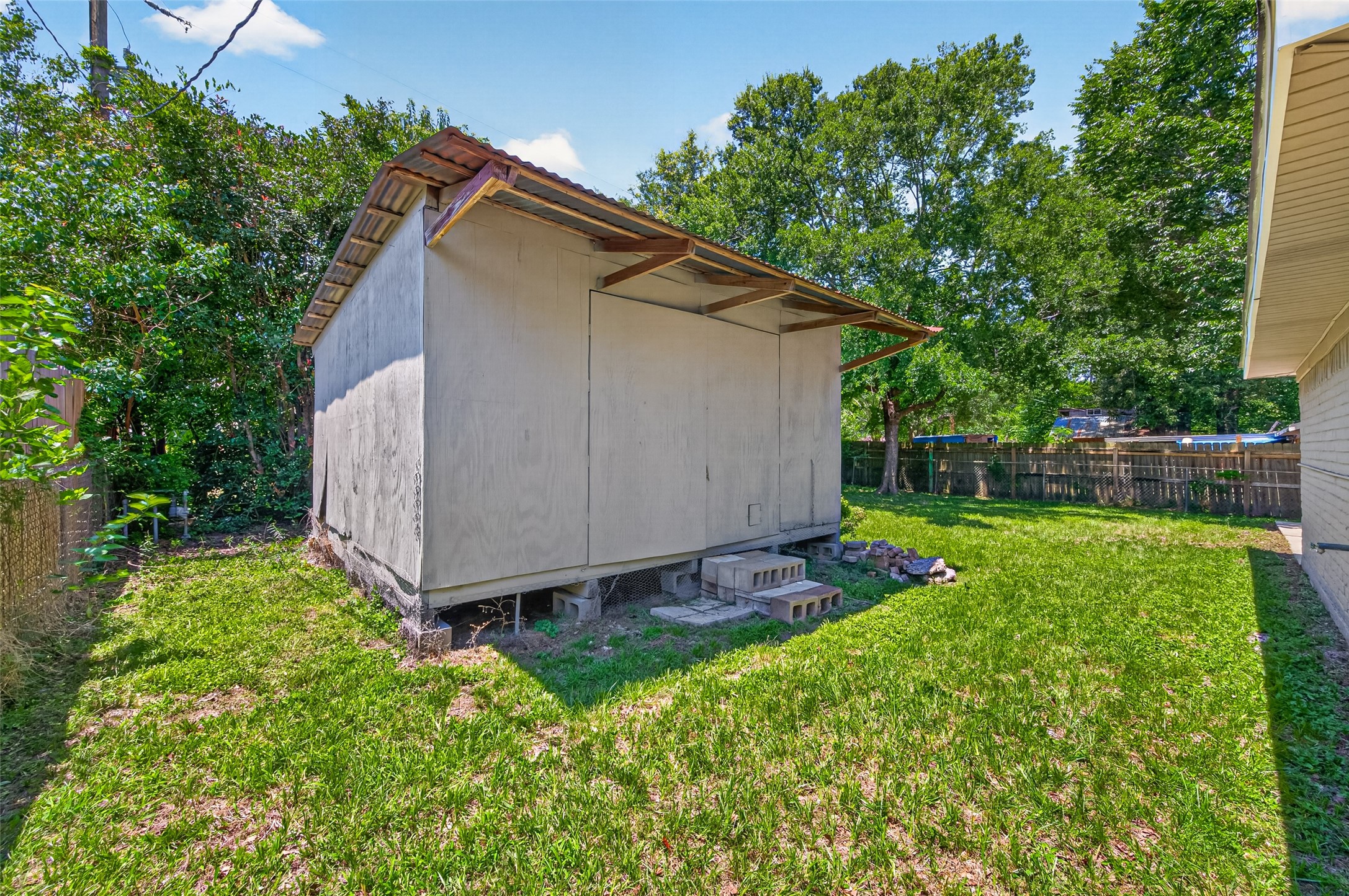 503 Allison Street Conroe, TX 77303 - Photo 33 of 34 Shed for a workshop or storage.