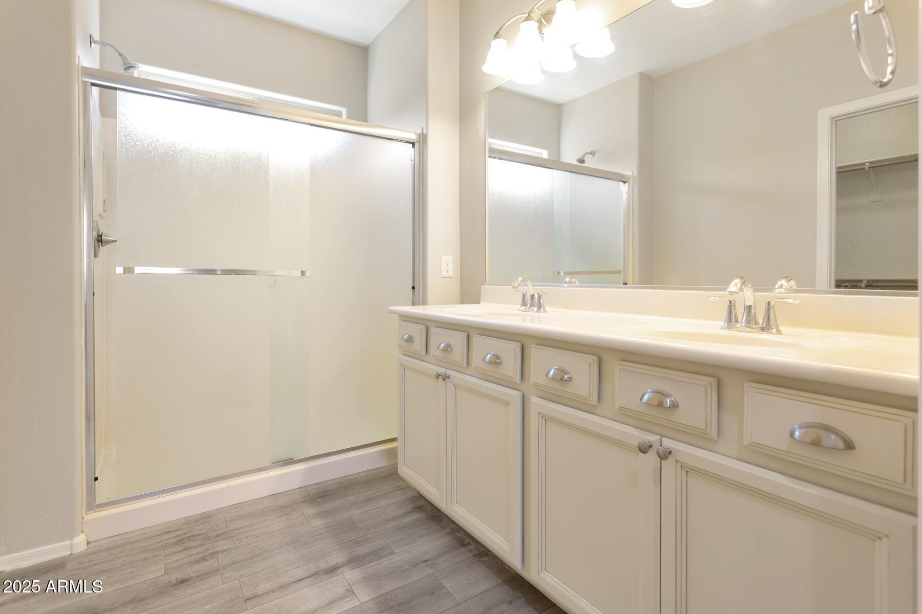 18021 West Tasha Drive Surprise, AZ 85388 - Photo 11 of 16 a bathroom with a sink and a mirror