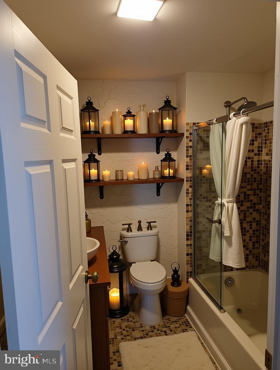 604 Pine Street Cambridge, MD 21613 - Photo 10 of 15 a bathroom with a toilet and a shower