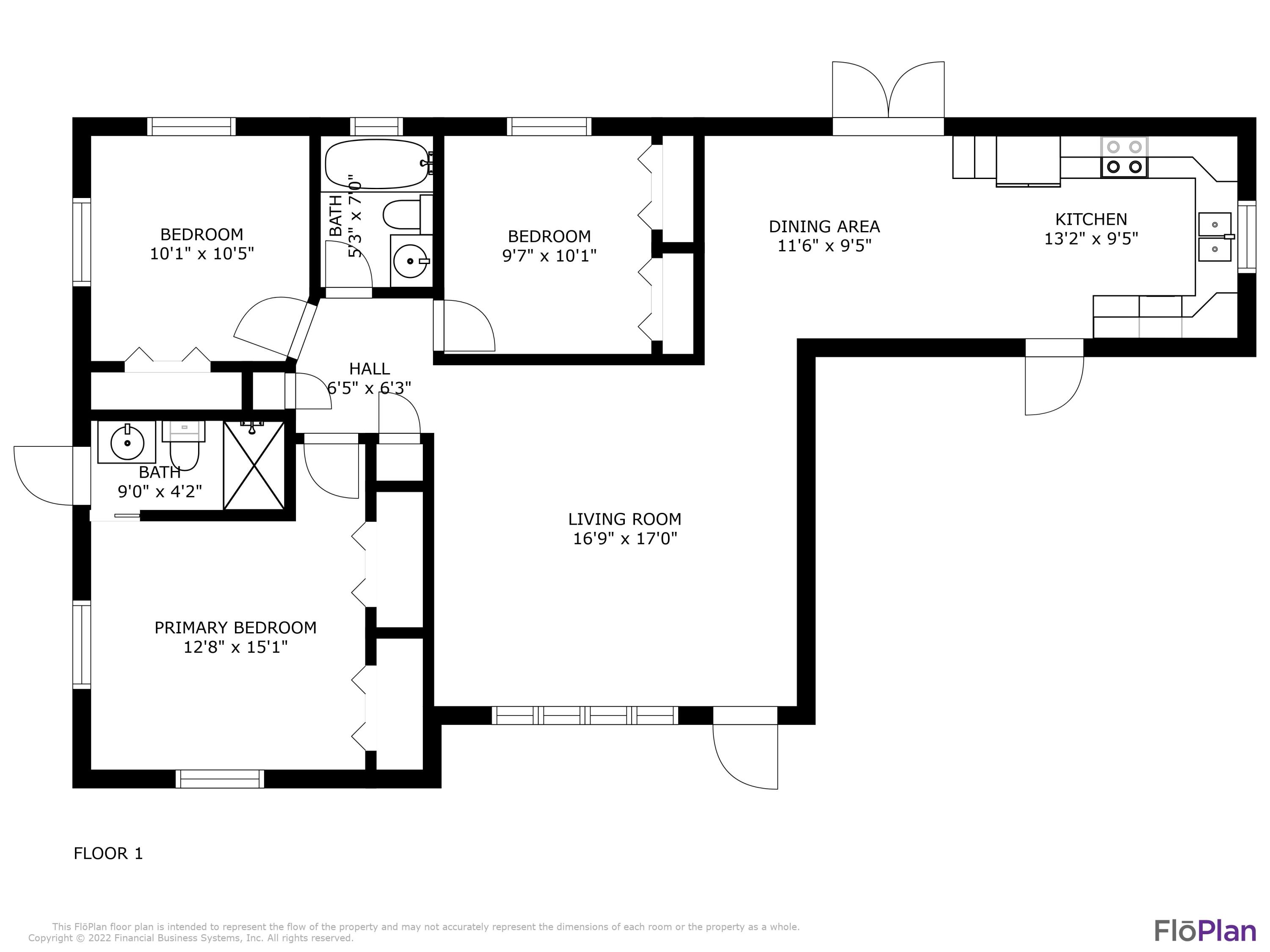 11129 Mandarin Street Boca Raton, FL 33428 - Photo 20 of 20 Floor plan with dimensions