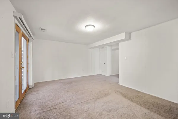 a view of an empty room