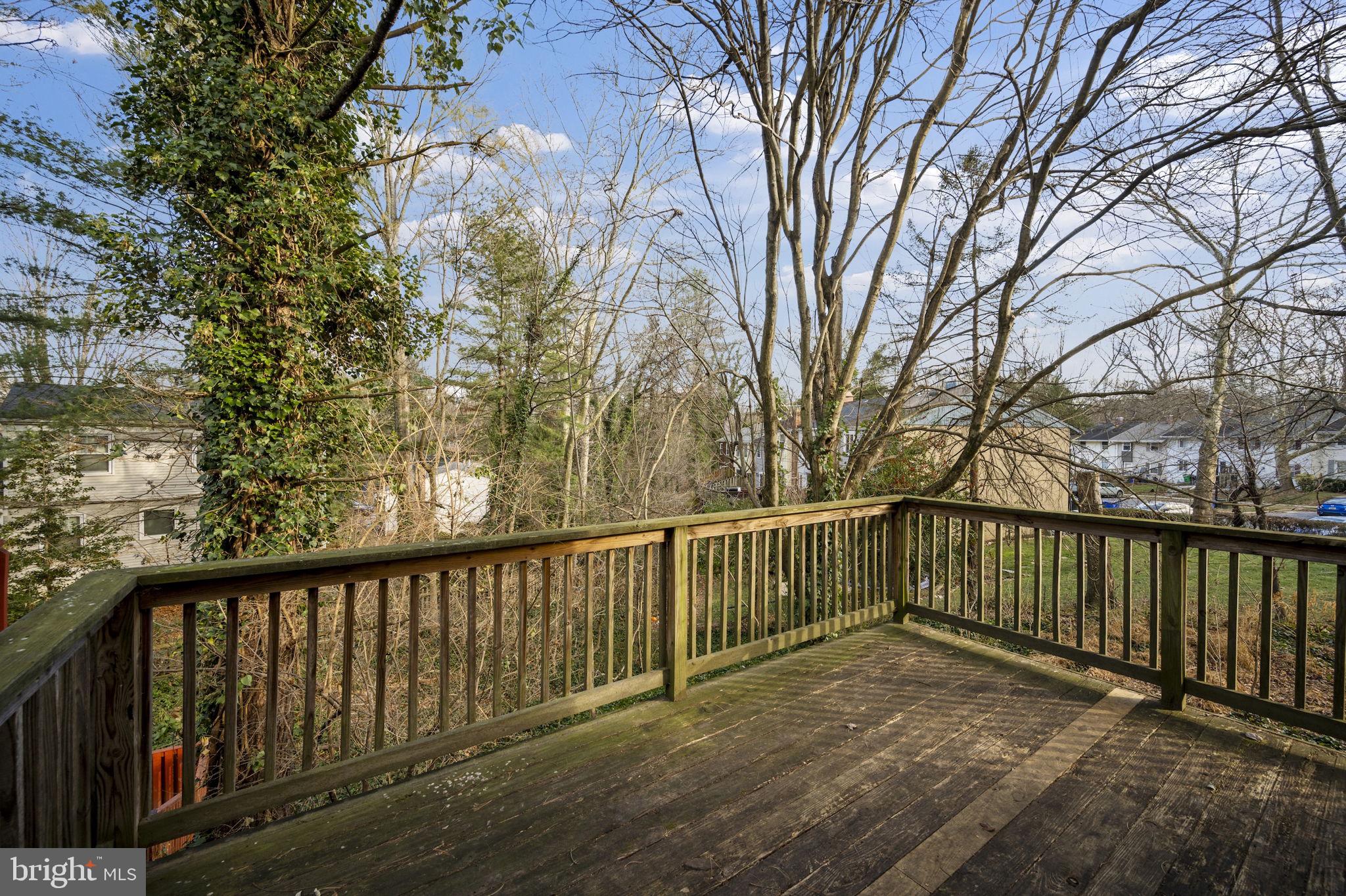 5451 Endicott Lane Columbia, MD 21044 - Photo 25 of 28 a view of a wooden roof deck