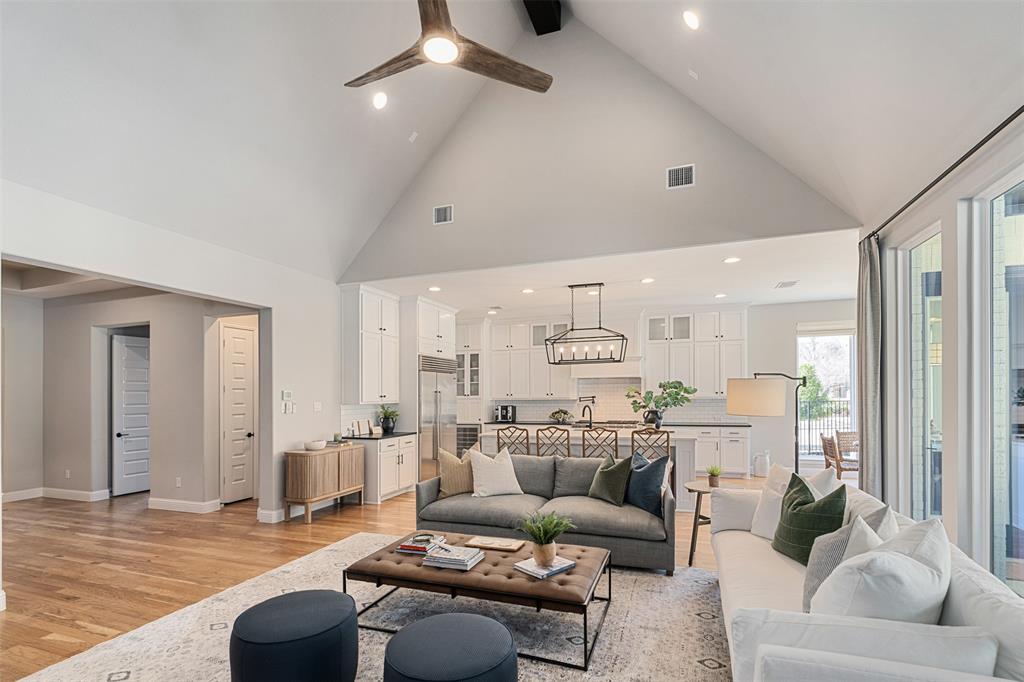 15308 Sassafras Road Frisco, TX 75035 - Photo 12 of 32 Vaulted ceiling with wood beam