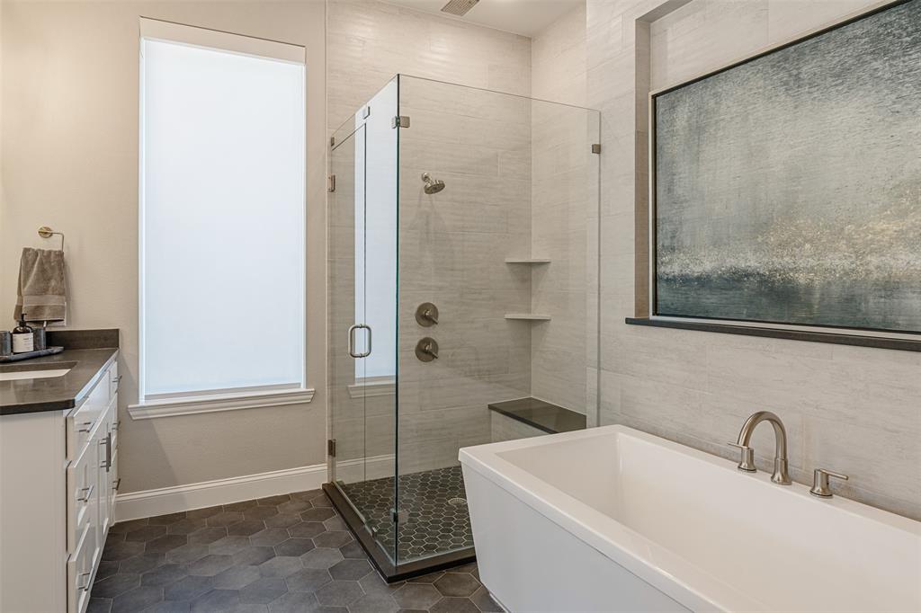15308 Sassafras Road Frisco, TX 75035 - Photo 17 of 32 Large glass enclosed shower