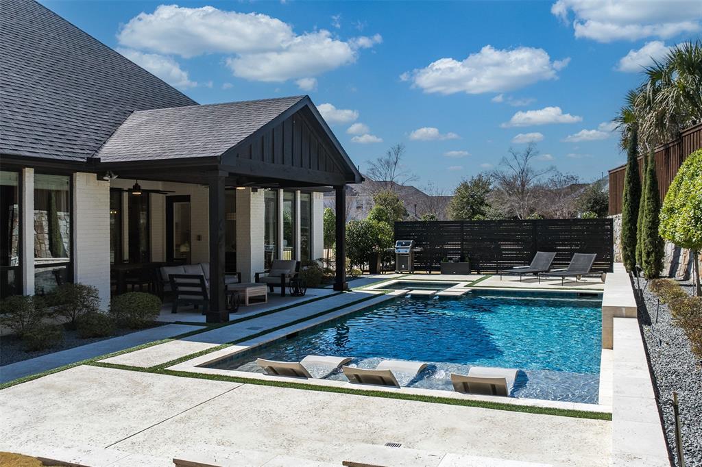 15308 Sassafras Road Frisco, TX 75035 - Photo 25 of 32 Privacy screen keeps pool and hot tub completley private