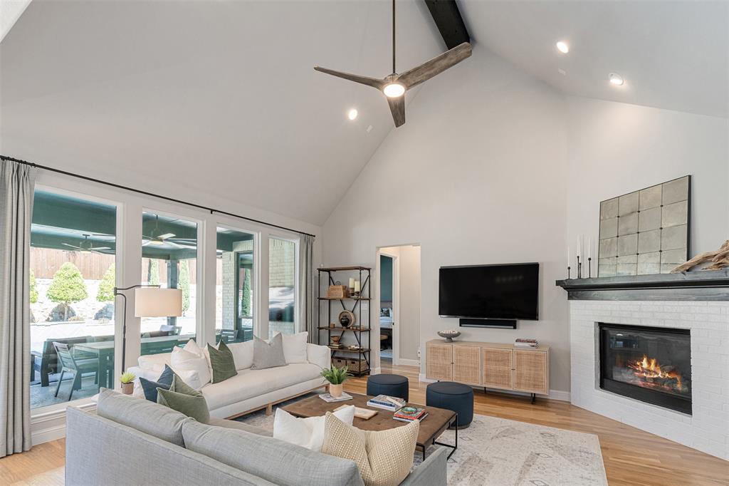 15308 Sassafras Road Frisco, TX 75035 - Photo 9 of 32 Large windows with pool view.