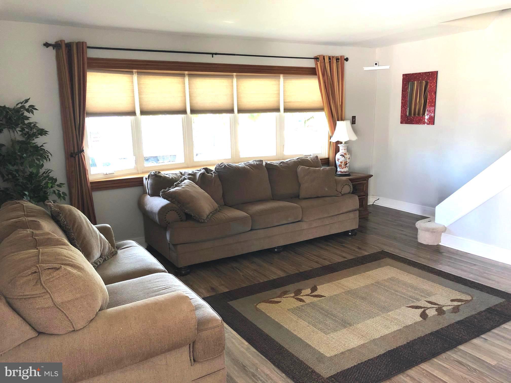 1411 Blackrock Road Swarthmore, PA 19081 - Photo 4 of 34 Spacious Living Room with bow window
