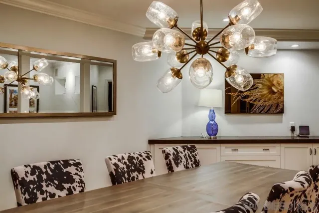 a kitchen with a sink and a microwave