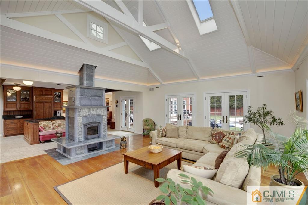 105 Elm Road Princeton, NJ 08540 - Photo 15 of 25 a living room with furniture and a fireplace