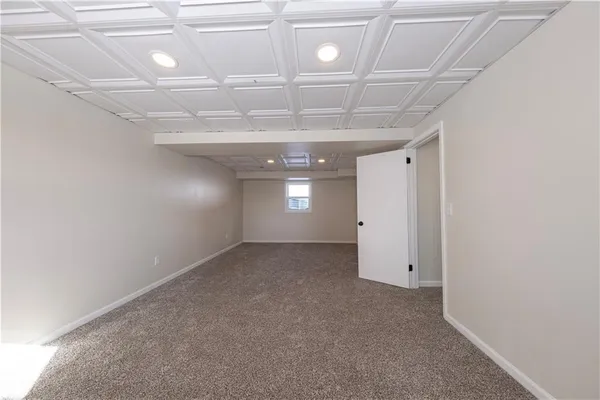 a view of a terrace with furniture