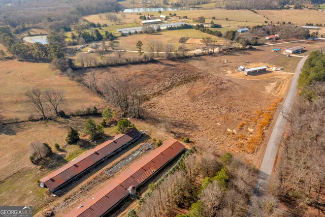 a view of city and ocean
