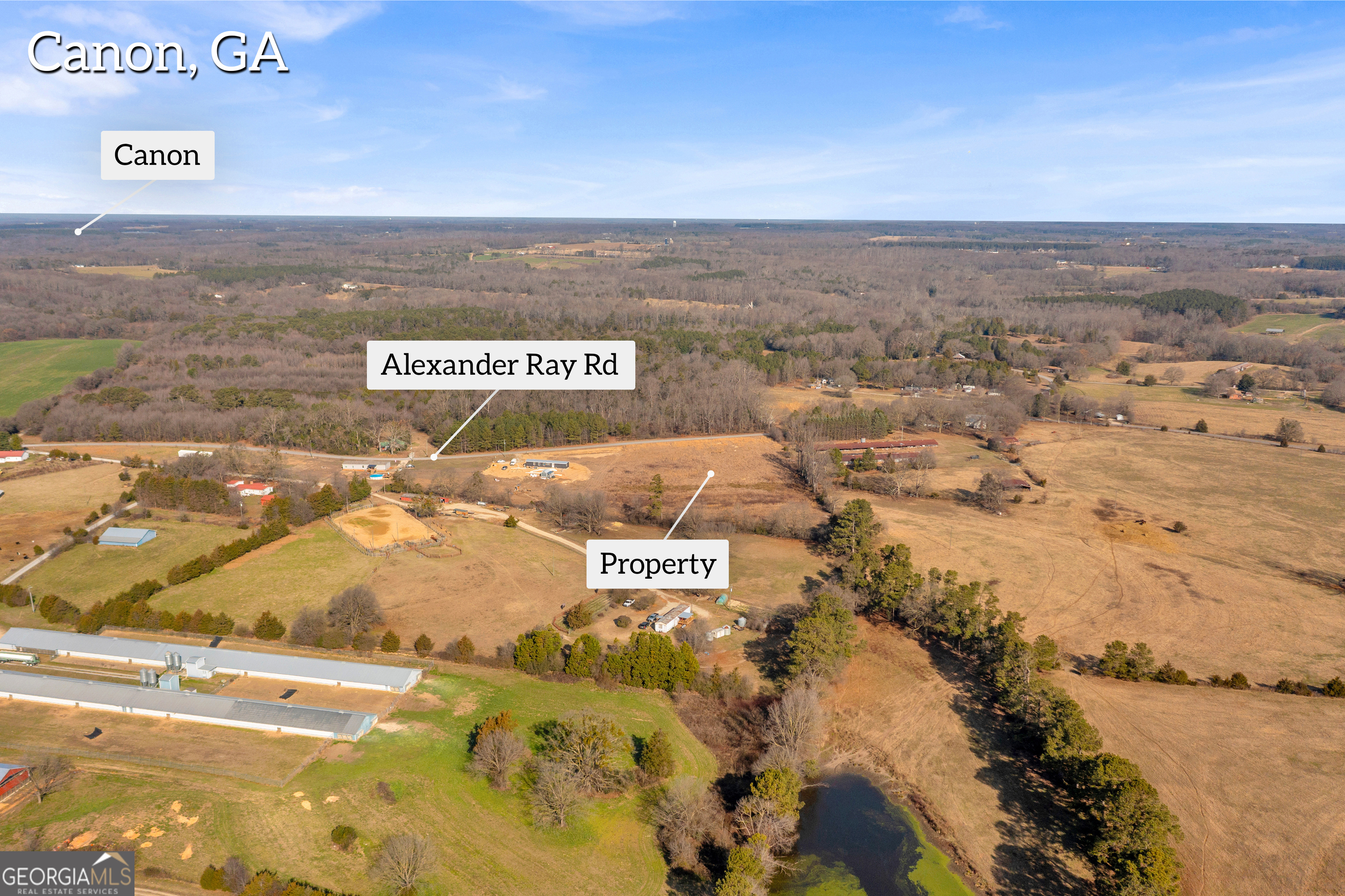 159 Alexander Ray Road Canon, GA 30520 - Photo 8 of 27 a view of a city