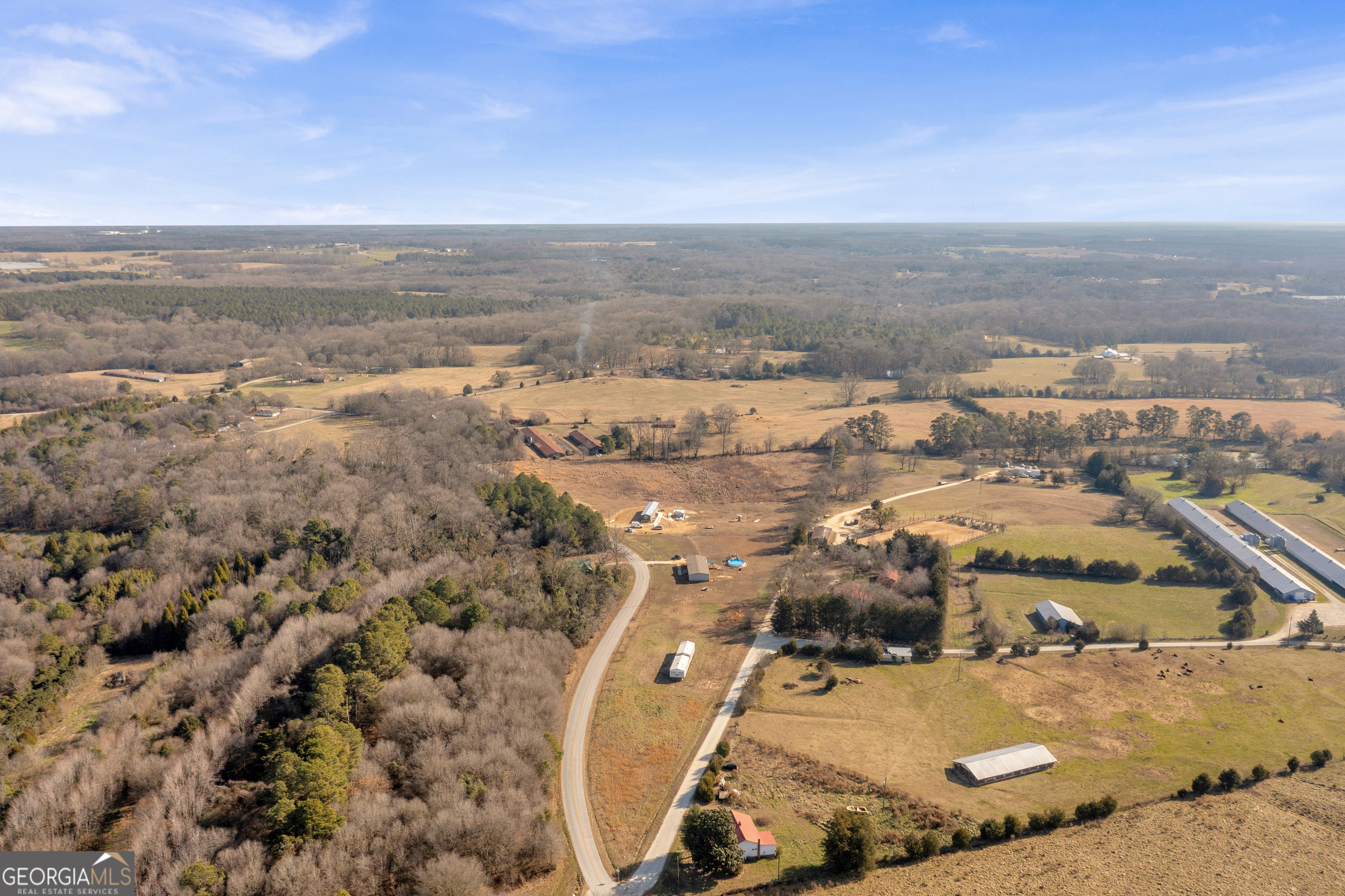 159 Alexander Ray Road Canon, GA 30520 - Photo 9 of 27 an aerial view of residential houses with outdoor space