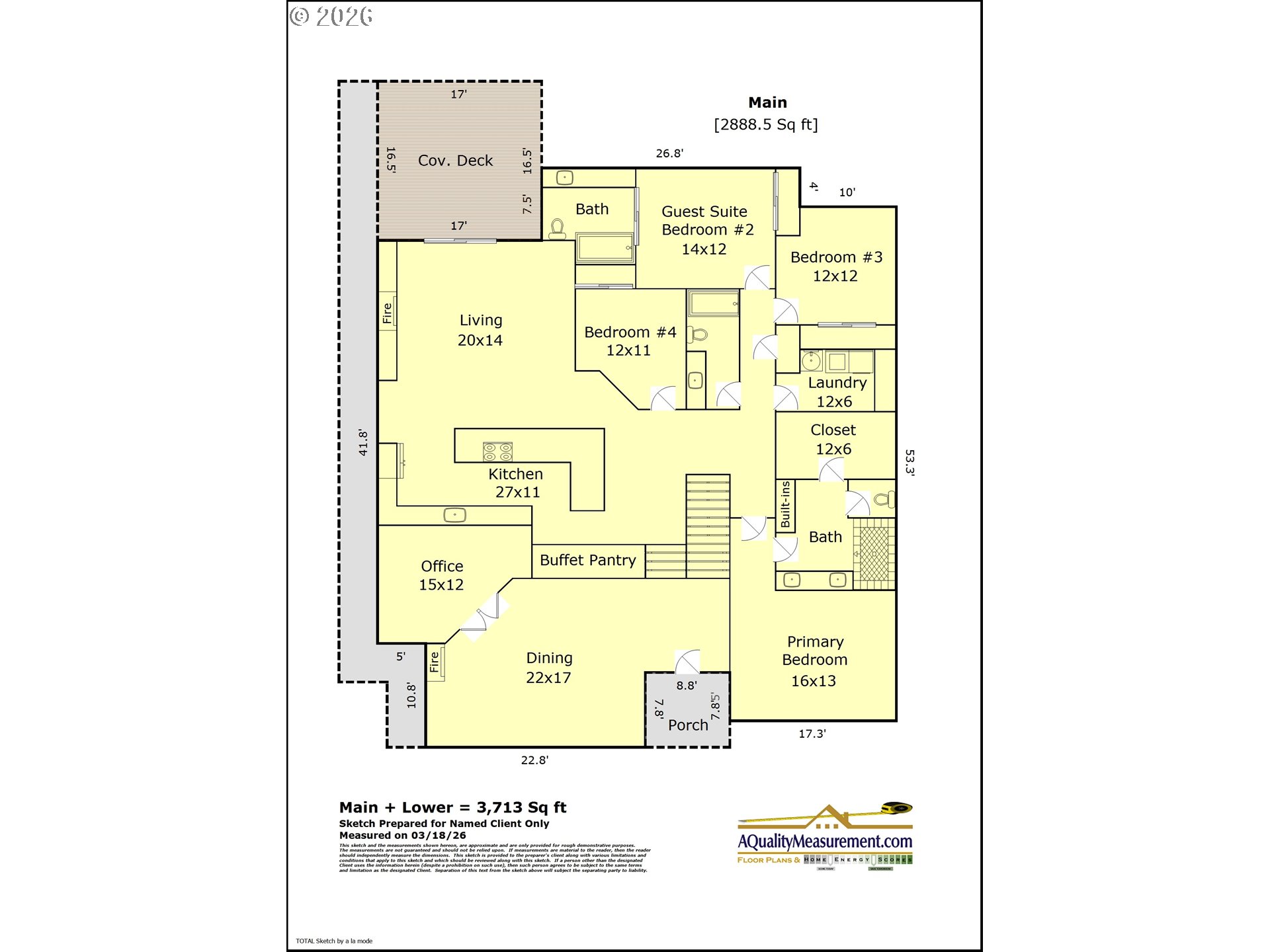 11775 Southeast William Otty Road Happy Valley, OR 97086 - Photo 46 of 47 Floor Plan