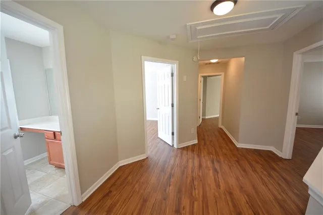 wooden floor in an empty room