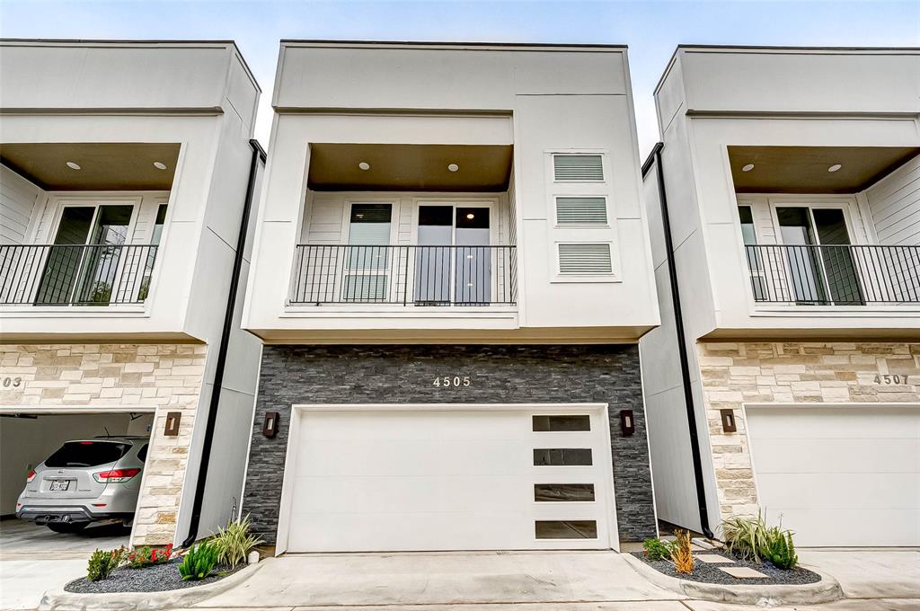 4505 Whitney Park Way is a contemporary 2 story, 3 bedroom 2.5 bath home in the gated community of Whitney Enclave.