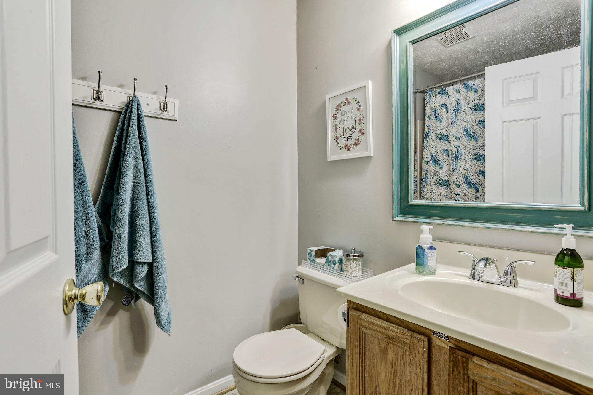 2102 Whitehall Road, Unit 2C Frederick, MD 21702 - Photo 17 of 28 a bathroom with a sink vanity mirror and toilet