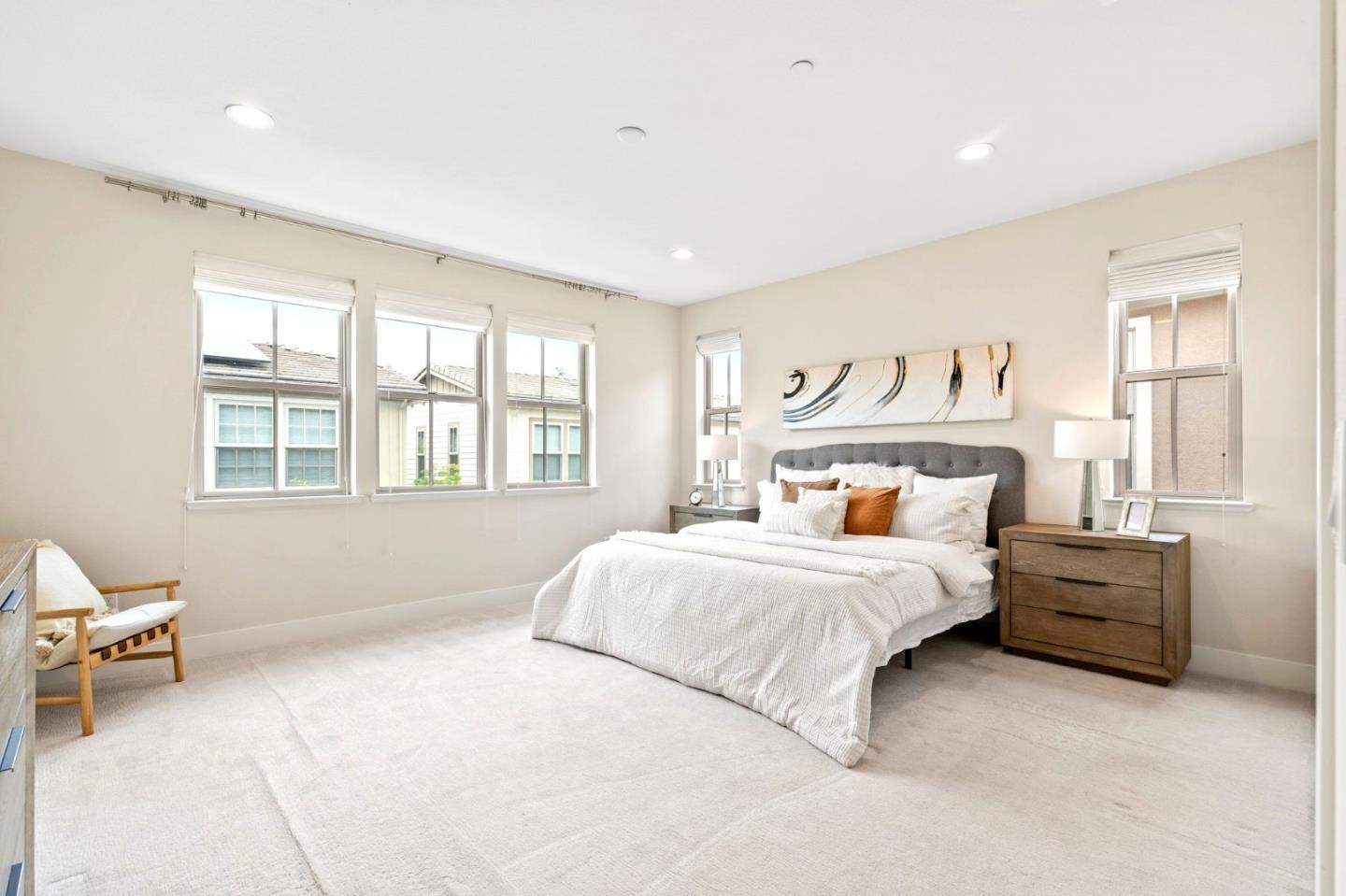 192 Melia Loop Mountain View, CA 94043 - Photo 22 of 40 a bedroom with a bed and a window