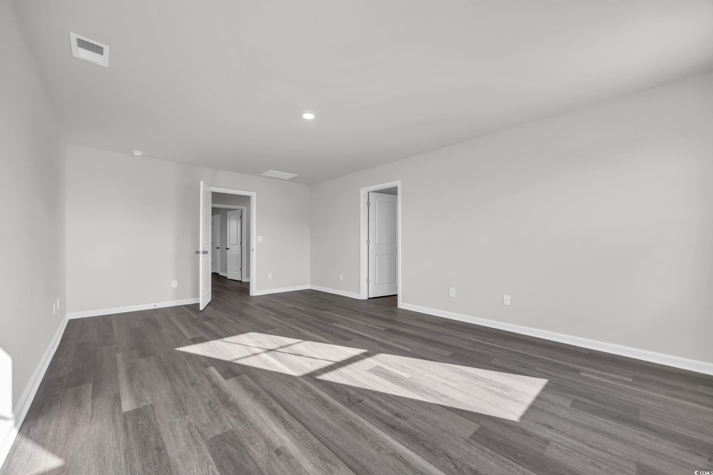 4071 Nelson Road Little River, SC 29566 - Photo 19 of 40 Empty room with dark hardwood / wood-style floorin
