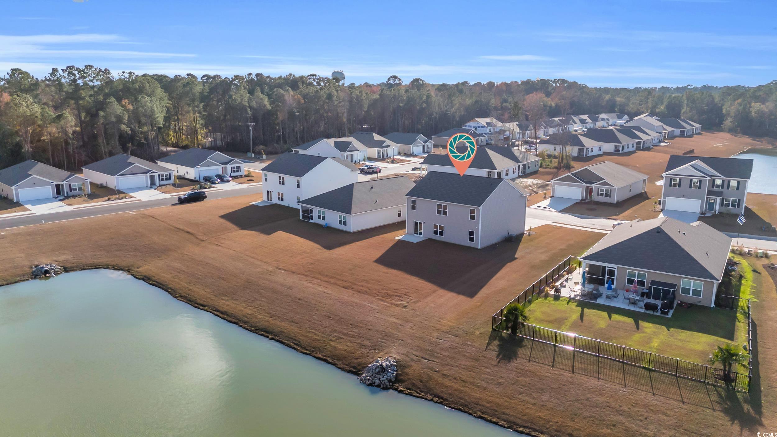 4071 Nelson Road Little River, SC 29566 - Photo 36 of 40 Birds eye view of property with a water view