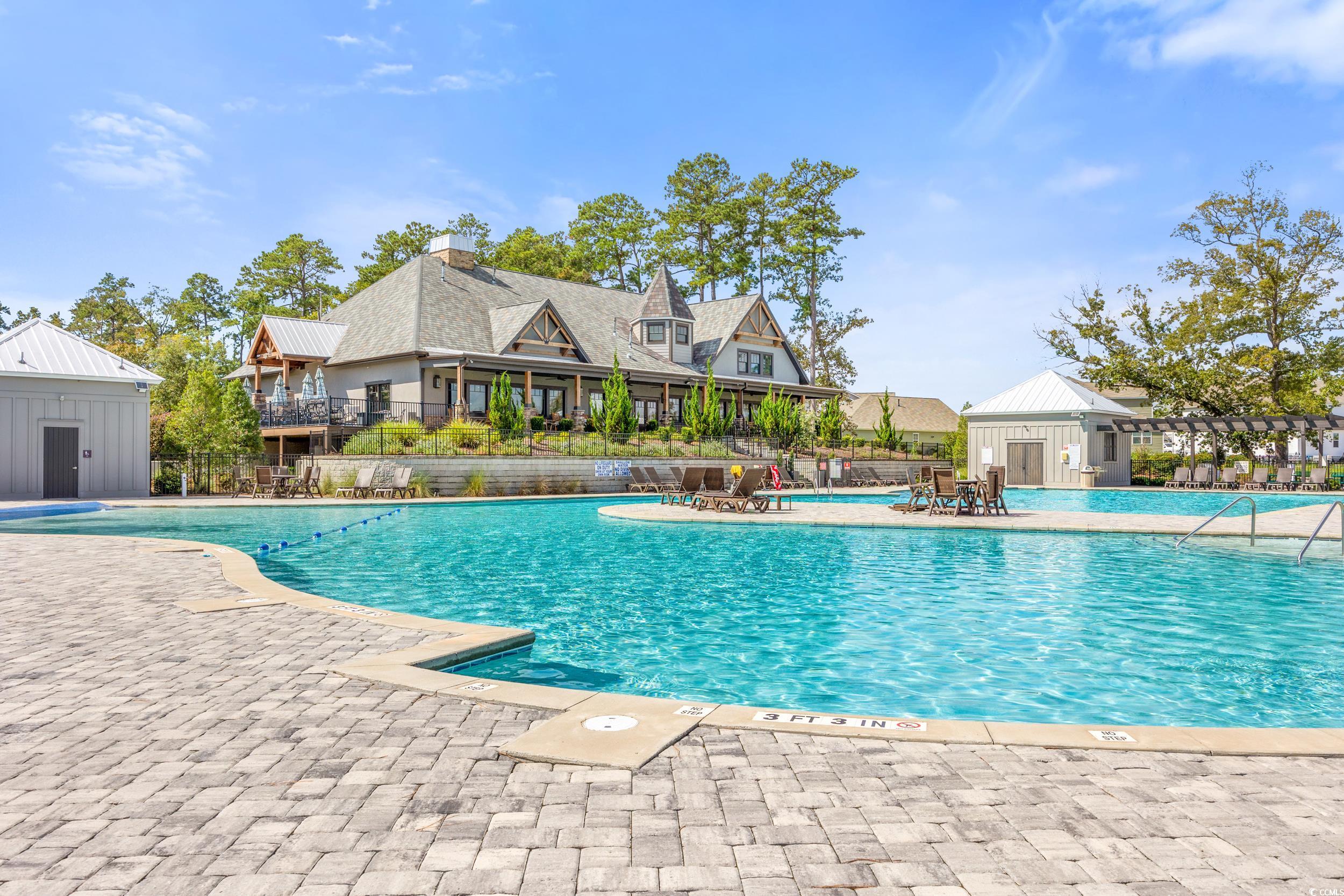 4071 Nelson Road Little River, SC 29566 - Photo 40 of 40 View of pool with an outbuilding and a patio