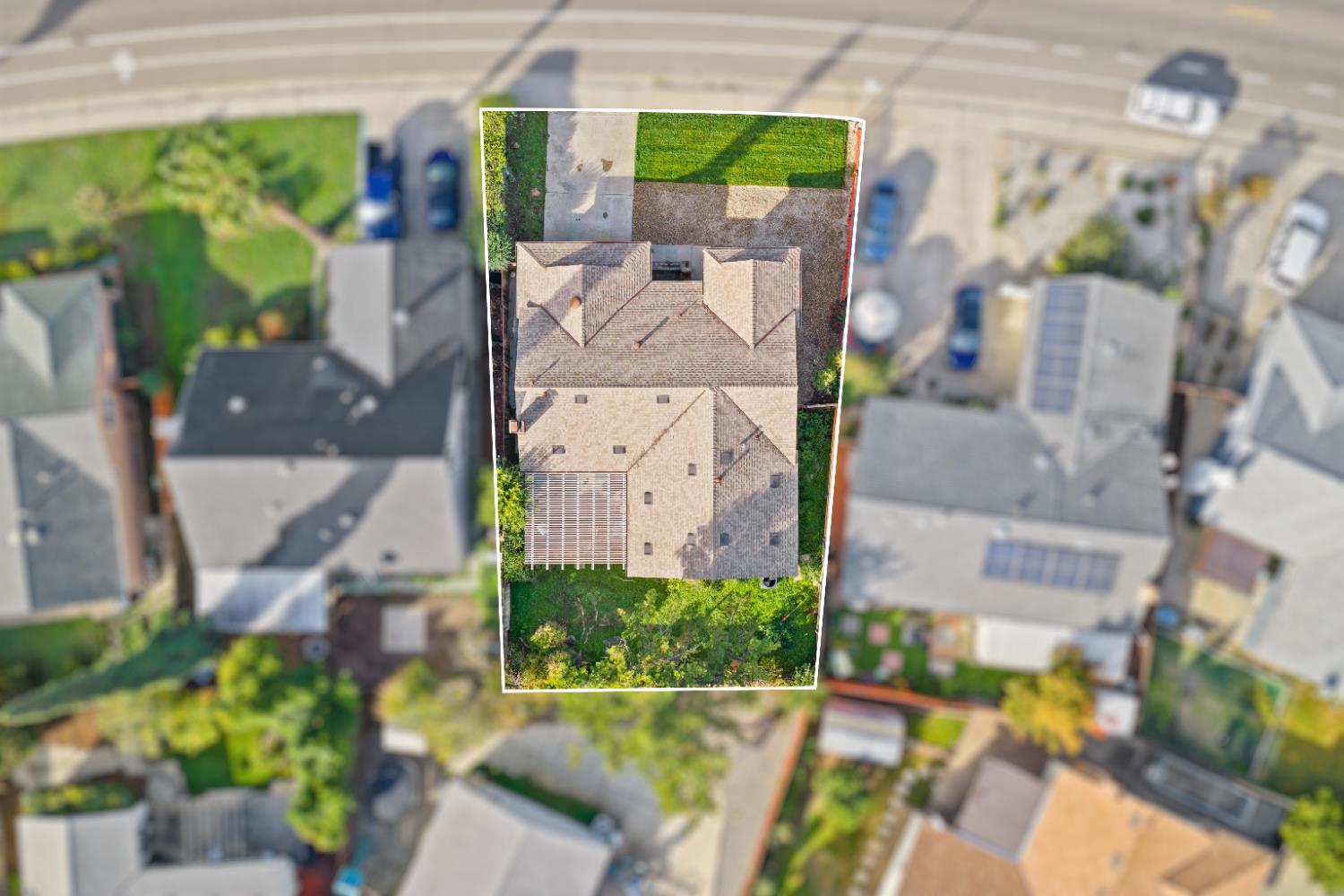 3412 Huntsman Drive Sacramento, CA 95826 - Photo 30 of 32 an aerial view of a house with a garden