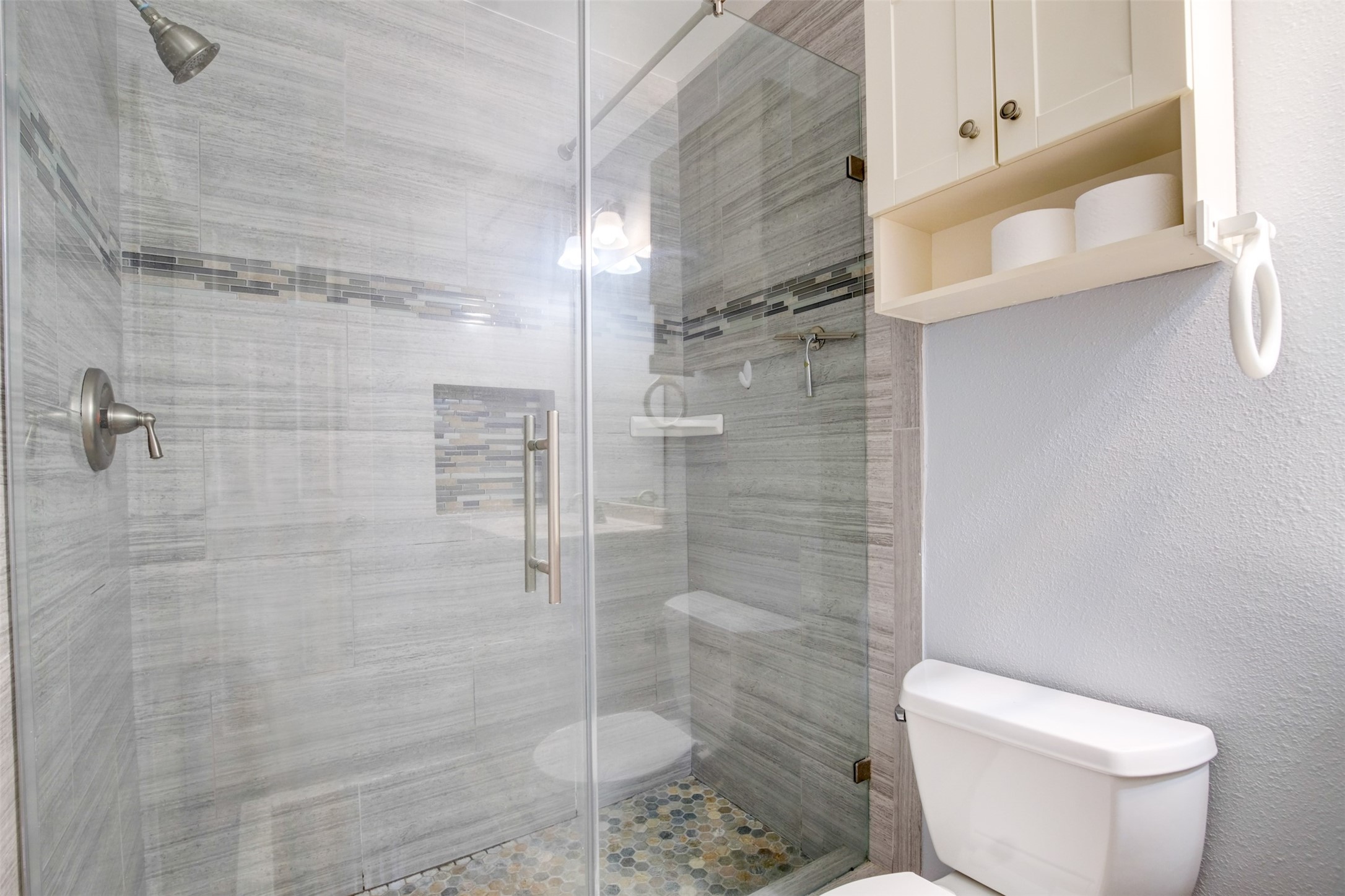 11840 Spring Grove Drive Houston, TX 77099 - Photo 13 of 27 Updated bathroom featuring quartz countertops and modern vanity