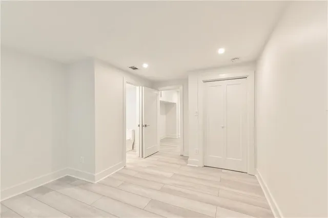 a view of an empty room