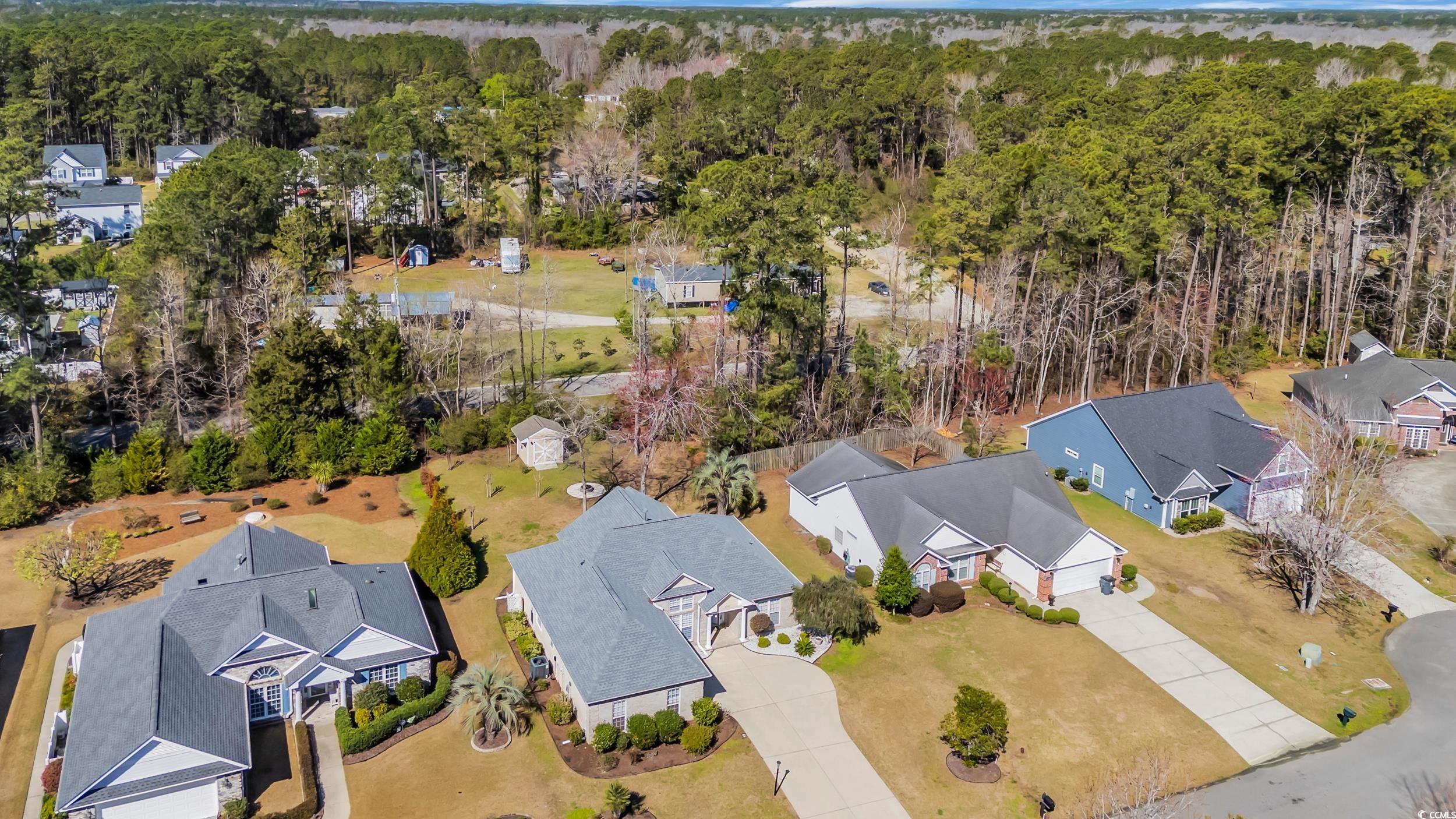 4208 Edgefield Road Little River, SC 29566 - Photo 30 of 33 Drone / aerial view featuring a residential view a