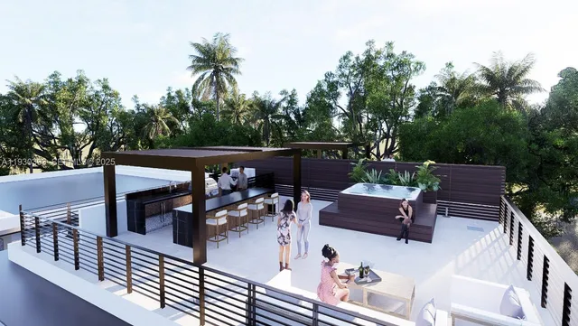 a view of house with outdoor space and swimming pool