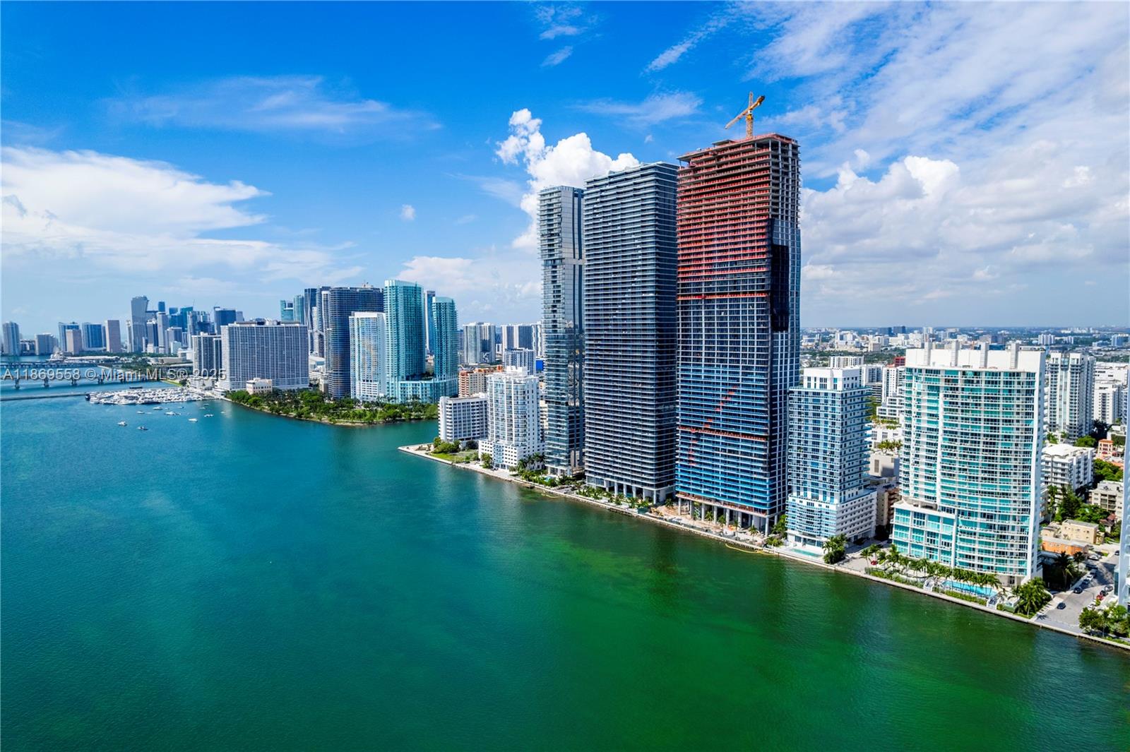 700 Northeast 24th Street, Unit 3606 Miami, FL 33137 - Photo 27 of 28 a view of a city with tall buildings