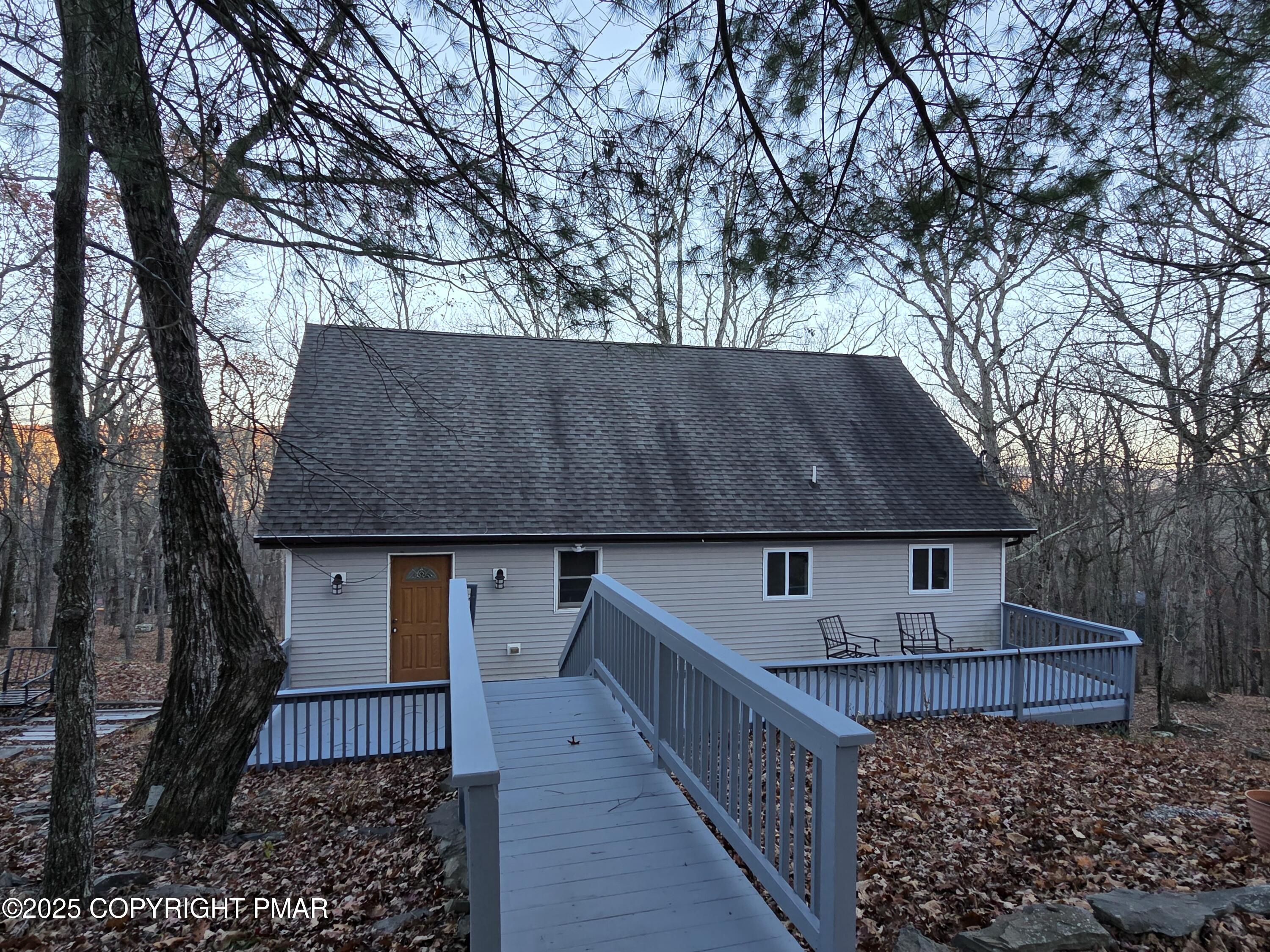 107 Berkshire Court Bushkill, PA 18324 - Photo 1 of 16 a house view with a outdoor space