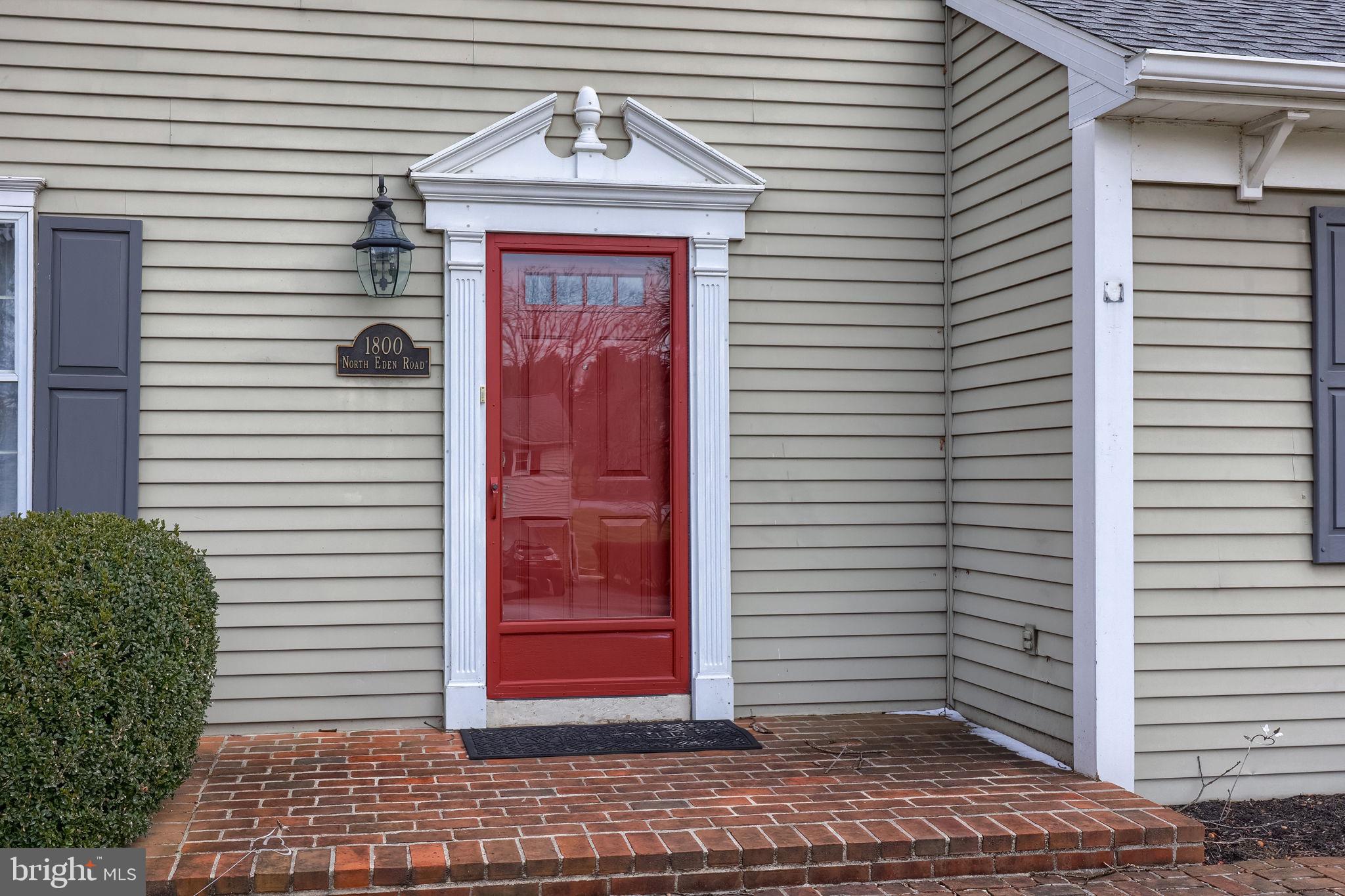 1800 North Eden Road Lancaster, PA 17601 - Photo 3 of 38 Front entry with brick walk