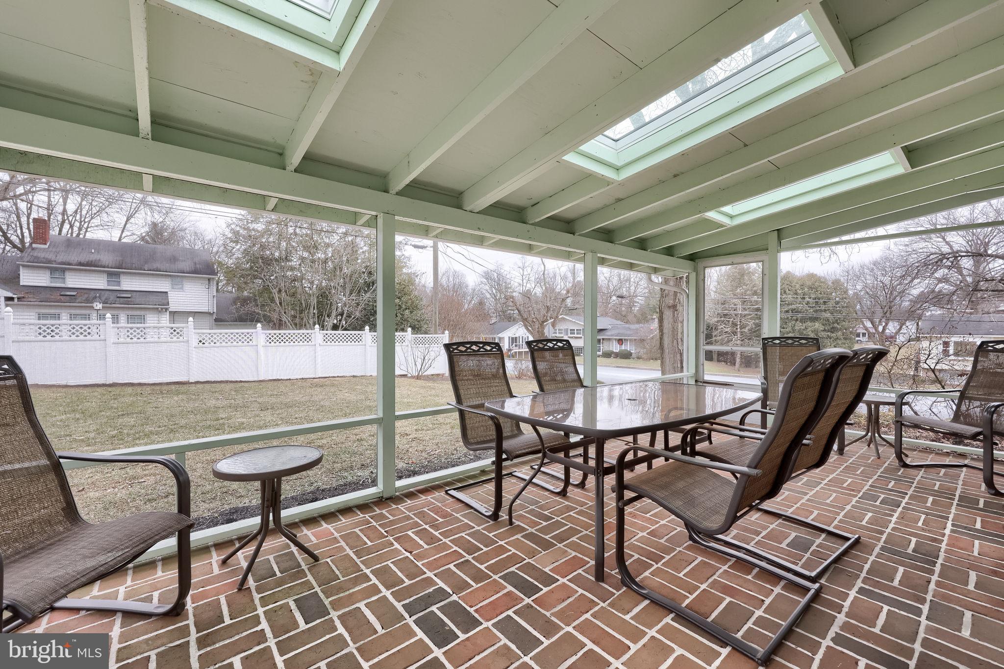 1800 North Eden Road Lancaster, PA 17601 - Photo 36 of 38 Large screened in porch with skylights