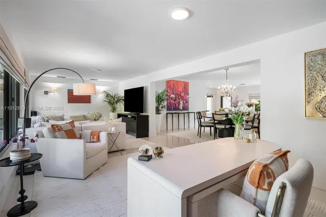 a kitchen with lots of counter top space