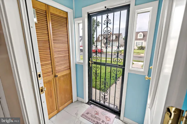 a view of an entryway