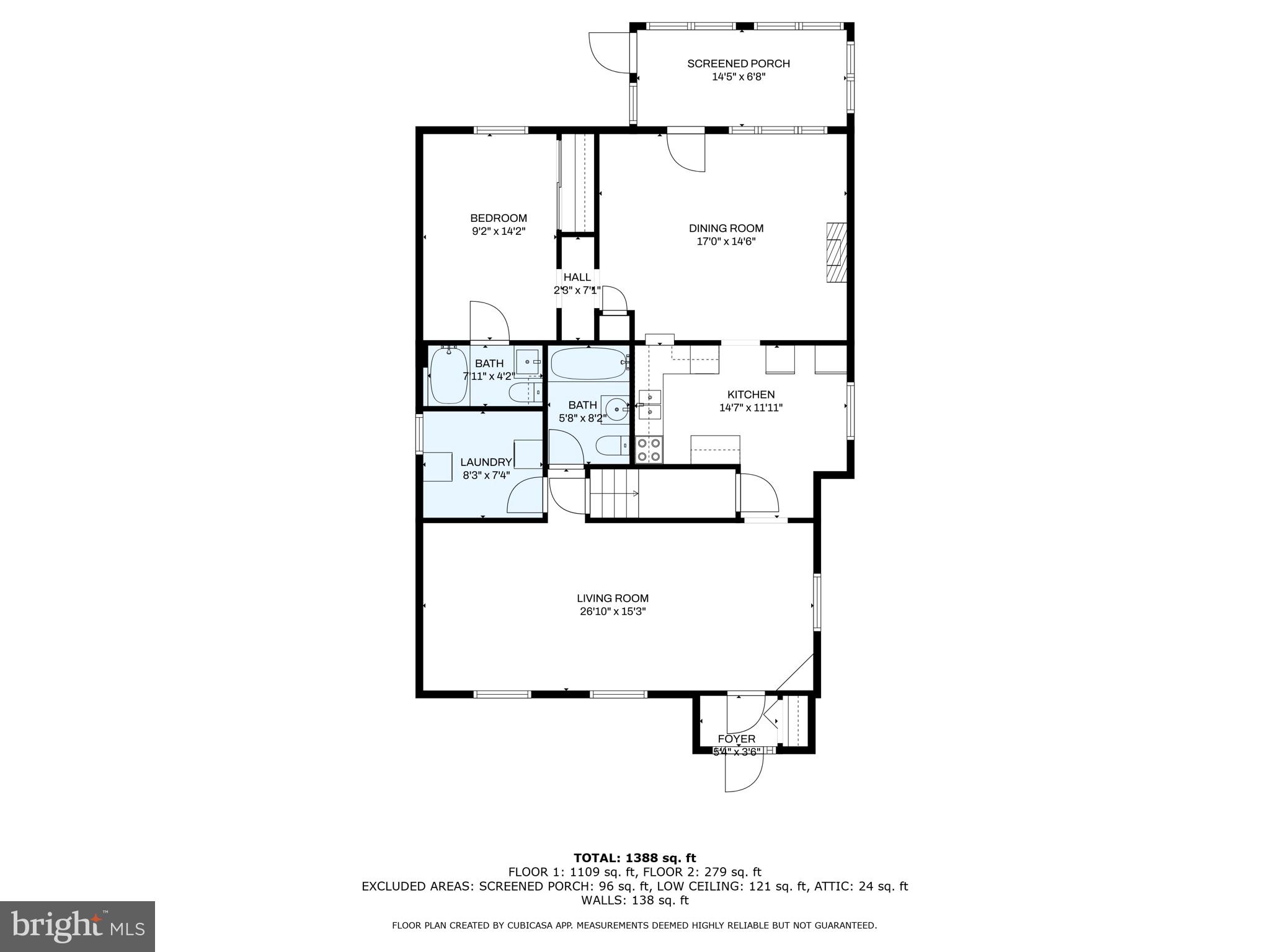 3421 Cornwall Road Dundalk, MD 21222 - Photo 43 of 45 a picture of a floor plan