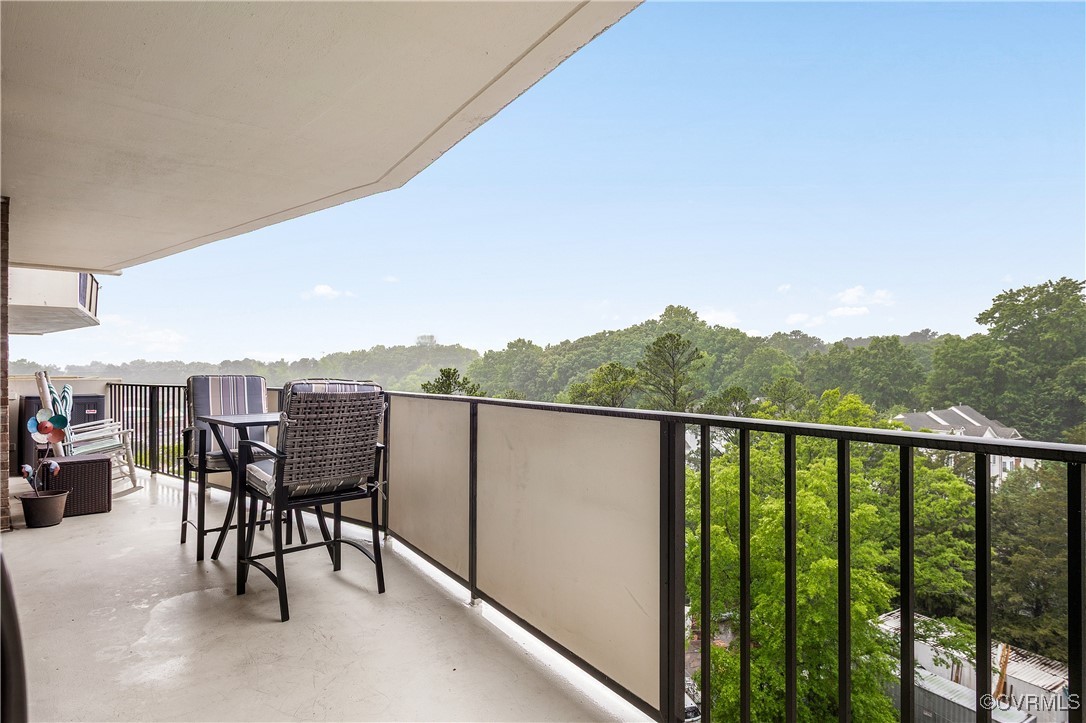 2956 Hathaway Road, Unit 803 Richmond, VA 23225 - Photo 25 of 27 Large balcony overlooking pool