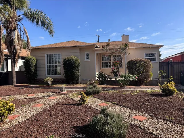 a view of a house with patio