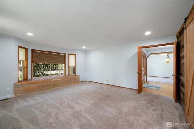 a view of a room with window