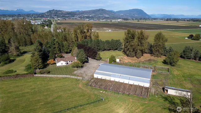 a view of lake with mountain