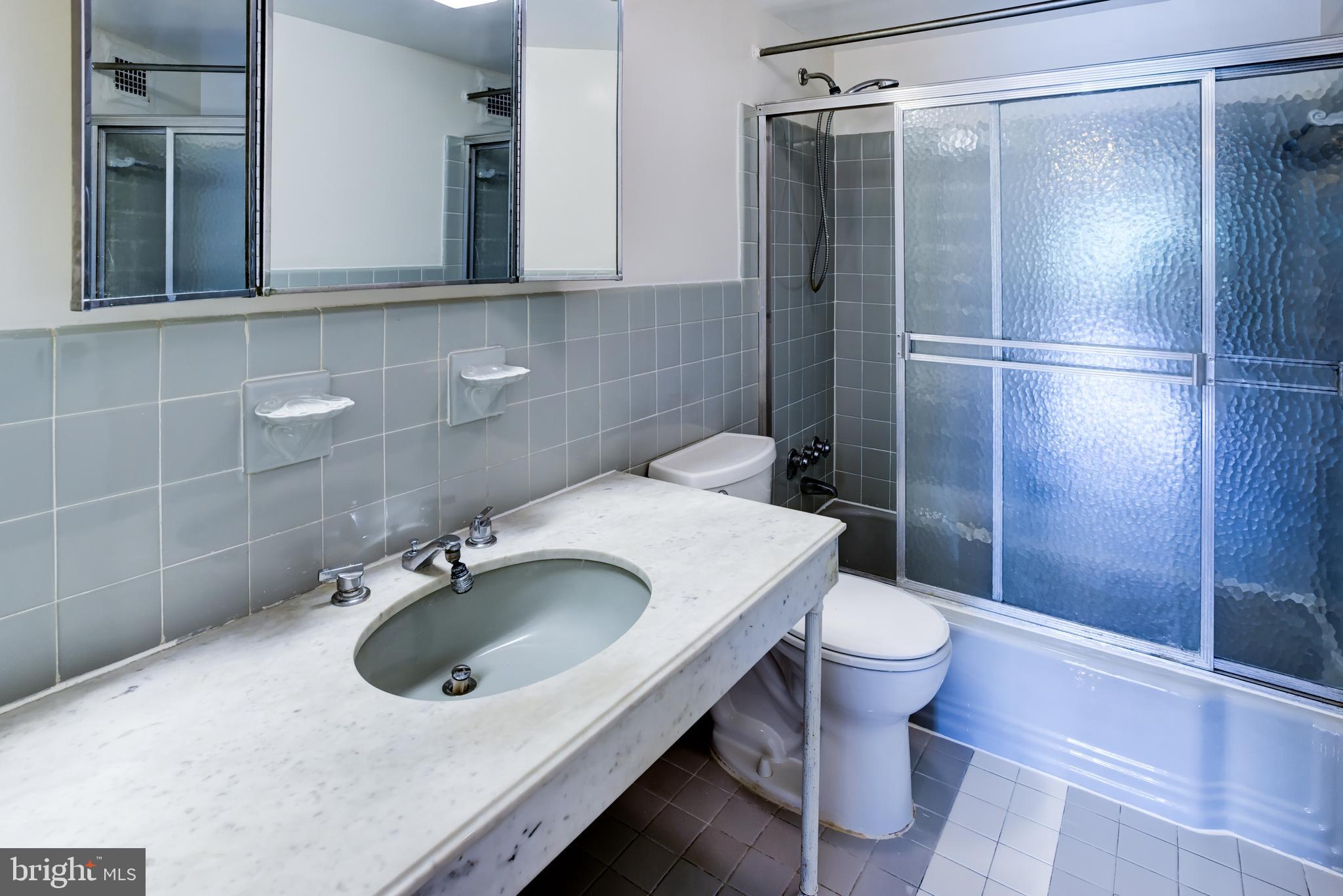 4201 Cathedral Avenue Northwest, Unit 1004E Washington, DC 20016 - Photo 29 of 69 a bathroom with a sink and toilet