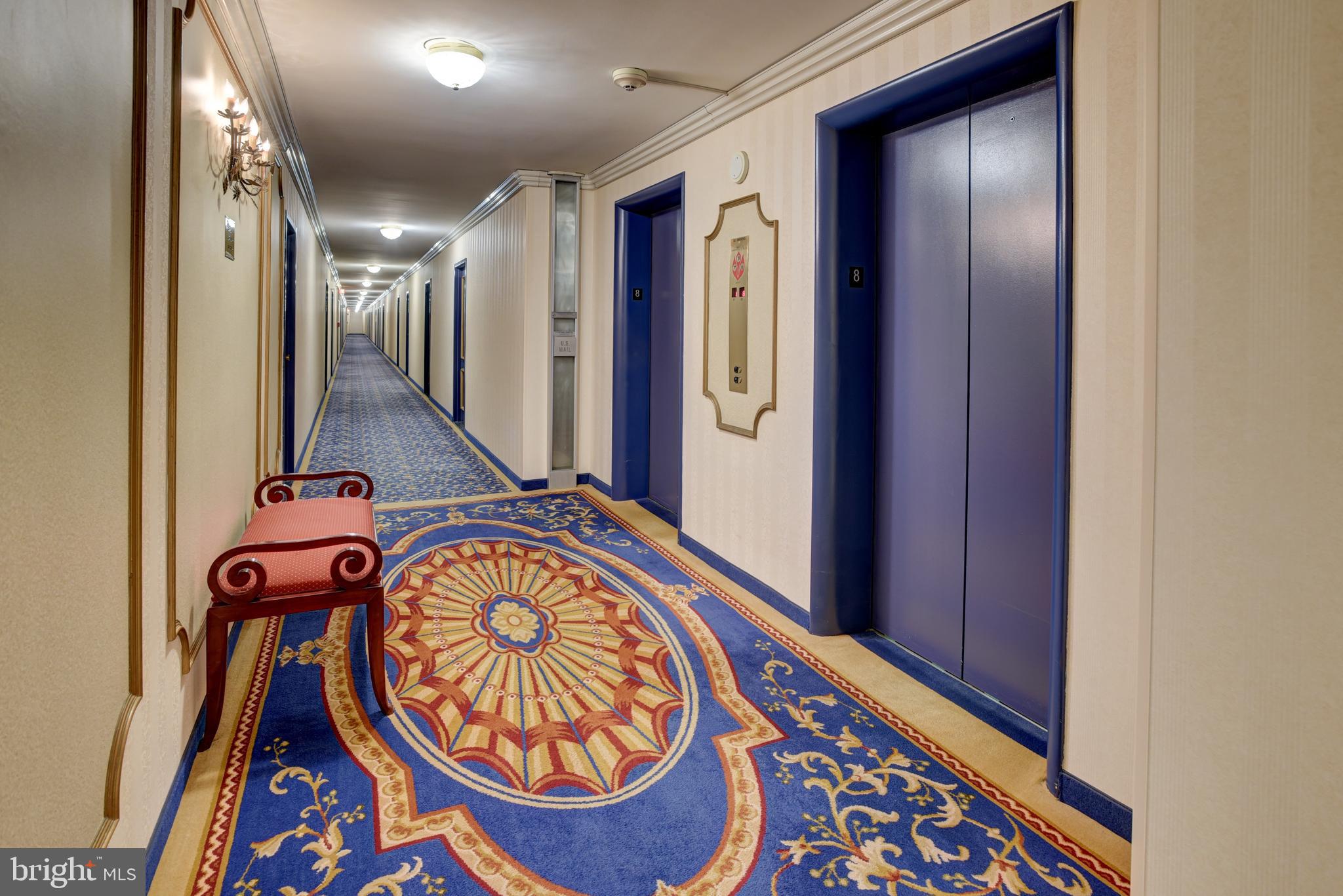 4201 Cathedral Avenue Northwest, Unit 1004E Washington, DC 20016 - Photo 6 of 69 a view of an entryway with wooden floor